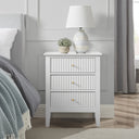 Double Wardrobe, Chest of Drawers &amp; Pair of Bedside Tables - Hales White Range