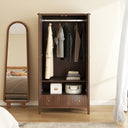 Double Wardrobe - Hales Dark Wood Range