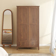 Double Wardrobe - Hales Dark Wood Range