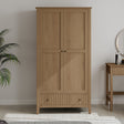 Double Wardrobe - Hales Pale Wood Range