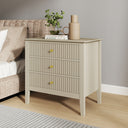 Double Wardrobe, Large 6 Drawer Chest Of Drawers and Pair of Large Bedside Tables - Hales Taupe Range