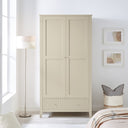 Double Wardrobe, Large 6 Drawer Chest Of Drawers and Pair of Large Bedside Tables - Hales Taupe Range