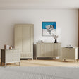 Double Wardrobe, Large 6 Drawer Chest Of Drawers and Pair of Large Bedside Tables - Hales Taupe Range