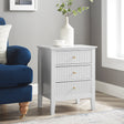 Dressing Table, Stool &amp; Pair of 3 Drawer Bedside Tables - Hales White Range