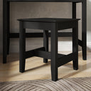 Dressing Table, Stool &amp; Pair of 3 Drawer Bedside Tables - Hales Black Range