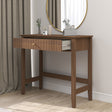 Dressing Table &amp; Stool Set - Hales Dark Wood Range