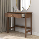 Dressing Table &amp; Stool Set - Hales Dark Wood Range