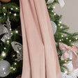 Extra Large Blush Pink Velvet Christmas Bow - 70cm x 140cm