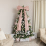 Extra Large Blush Pink Velvet Christmas Bow - 70cm x 140cm