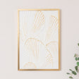 Extra Large Gold Ginkgo Textured Wall Art - 55cm x 80cm