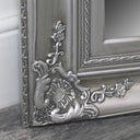 Extra Large Ornate Silver Wall / Floor / Leaner Full Length Mirror...