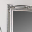 Extra Large Ornate Silver Wall / Floor / Leaner Full Length Mirror...