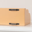 Extra Large Peach Scalloped Wall Storage Shelf - 90cm