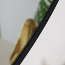 Extra Large Round Black Wall Mirror 120cm x 120cm (1.2 M x 1.2 M)