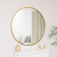 Extra Large Round Gold Wall Mirror 120cm x 120cm (1.2 M x 1.2 M)