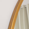 Extra Large Round Gold Wall Mirror 120cm x 120cm (1.2 M x 1.2 M)