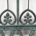 Extra Large Rustic Metal Arched Garden Bench