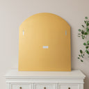 Frameless Arched Mirror with Bevelled Edges - 88cm x 100cm