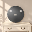 Frameless Scalloped Bevelled Edge Wall Mirror - 60cm x 60cm