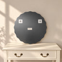 Frameless Scalloped Bevelled Edge Wall Mirror - 60cm x 60cm