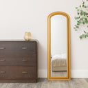 Full Length Antique Gold Leaner &amp; Wall Mirror - 47cm x 142cm