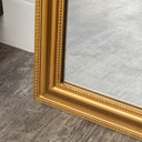 Full Length Antique Gold Leaner &amp; Wall Mirror - 47cm x 142cm
