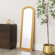 Full Length Antique Gold Leaner &amp; Wall Mirror - 47cm x 142cm