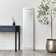 Full Length Bevelled Mirrored Wall Mirror 37cm x 140cm