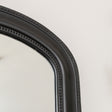 Full Length Black Leaner &amp; Wall Mirror - 47cm x 142cm