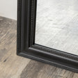 Full Length Black Leaner &amp; Wall Mirror - 47cm x 142cm