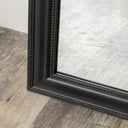 Full Length Black Leaner &amp; Wall Mirror - 47cm x 142cm