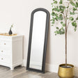 Full Length Black Leaner &amp; Wall Mirror - 47cm x 142cm