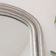 Full Length Foiled Silver Leaner &amp; Wall Mirror - 47cm x 142cm