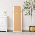 Full Length Foiled Silver Leaner &amp; Wall Mirror - 47cm x 142cm
