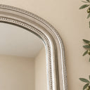 Full Length Foiled Silver Leaner &amp; Wall Mirror - 47cm x 142cm