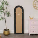 Full Length Gilded Gold Arched Stepped Frame Leaner Mirror - 150cm x 50cm