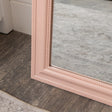 Full Length Pale Pink Leaner &amp; Wall Mirror - 47cm x 142cm