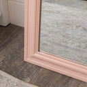 Full Length Pale Pink Leaner &amp; Wall Mirror - 47cm x 142cm