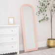 Full Length Pale Pink Leaner &amp; Wall Mirror - 47cm x 142cm