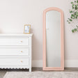 Full Length Pale Pink Leaner &amp; Wall Mirror - 47cm x 142cm