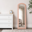 Full Length Pale Pink Leaner &amp; Wall Mirror - 47cm x 142cm