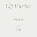 Gift voucher £5.00 : POSTAL