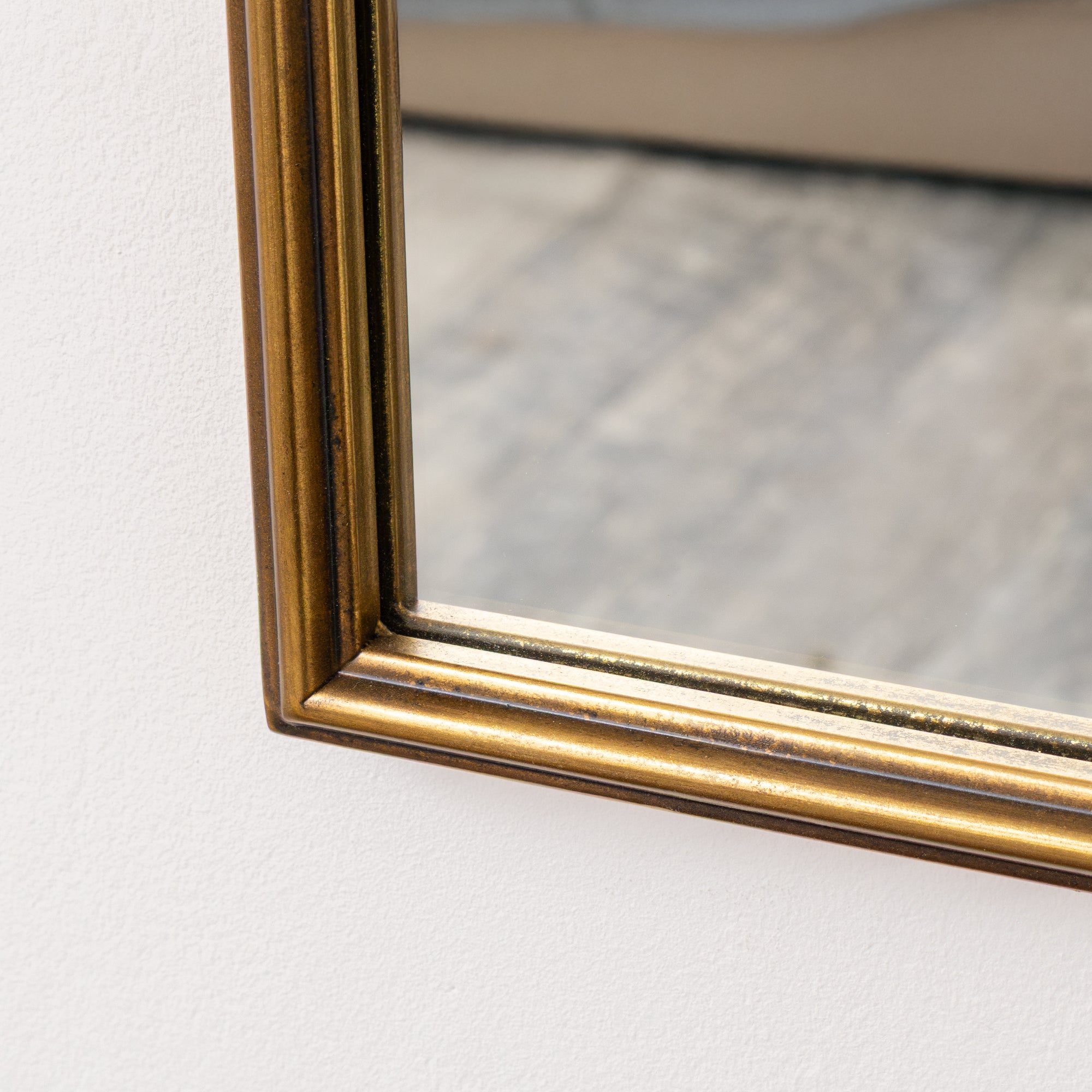 Gold Oval Metal Framed Wall Mirror - 60cm x 40cm – Melody Maison