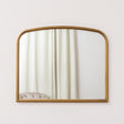 Gold Arched Metal Framed Wall Mirror - 60cm x 40cm