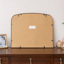 Gold Arched Metal Framed Wall Mirror - 60cm x 40cm