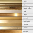 Gold Art Deco Wall Mirror 142cm x 47cm