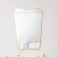 Gold Asymmetrical Metal Framed Wall Mirror - 54cm x 80cm