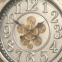 Gold, Black and Silver Pocket Watch Style Clock - 57cm x 46cm