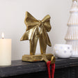 Gold Bow Christmas Stocking Hook