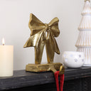 Gold Bow Christmas Stocking Hook